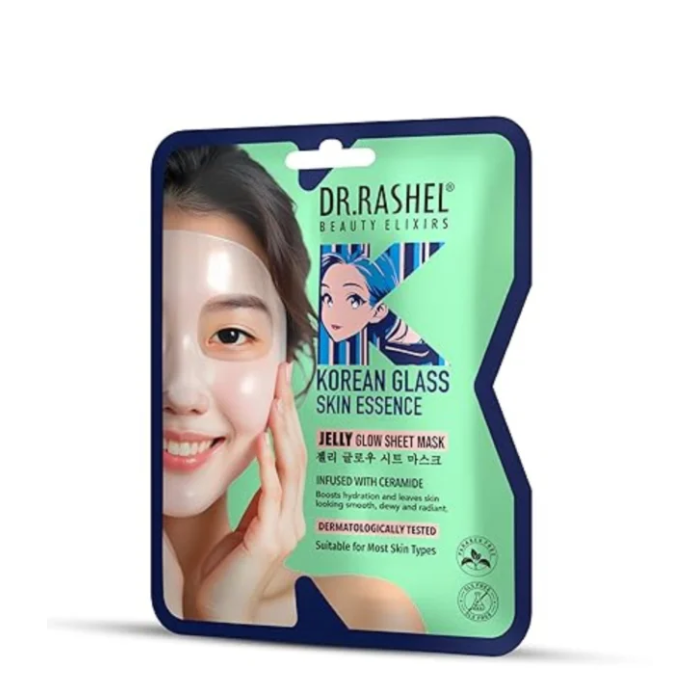 DR. RASHEL Korean Glass Skin Essence Jelly Glow Sheet Mask DR. RASHEL Korean Glass Skin Essence Jelly Glow Sheet Mask
