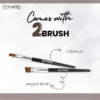 Mars Black & Brown HUE Gel Eyeliner With 2 Brush Set