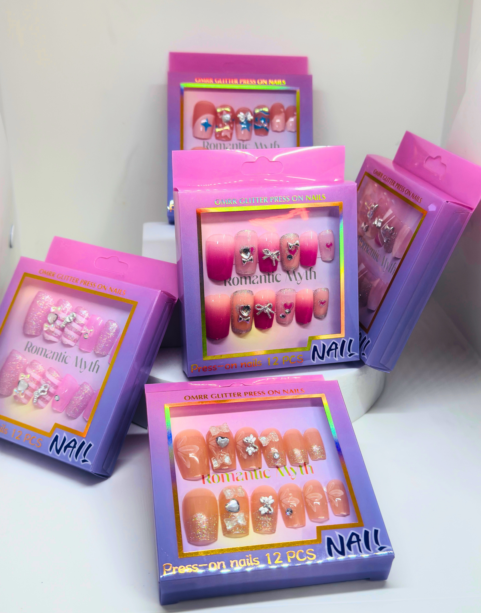 Romantic Myth Press on Nails 12 Pcs2