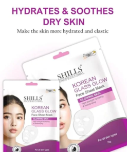 SHILLS PROFESSIONAL Korean Glass Glow Face Sheet Mask