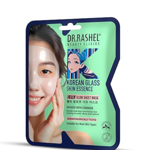 DR. RASHEL Korean Glass Skin Essence Jelly Glow Sheet Mask