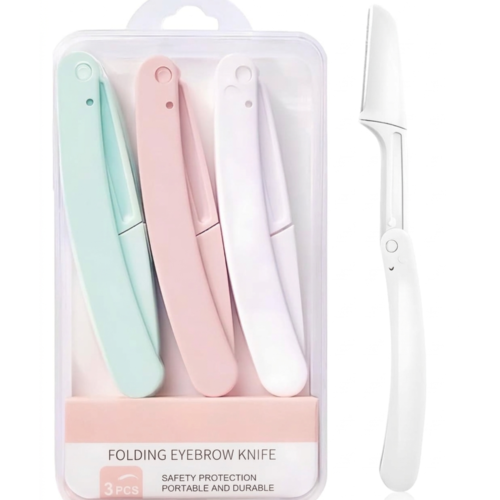 Folding Eyebrow Knife