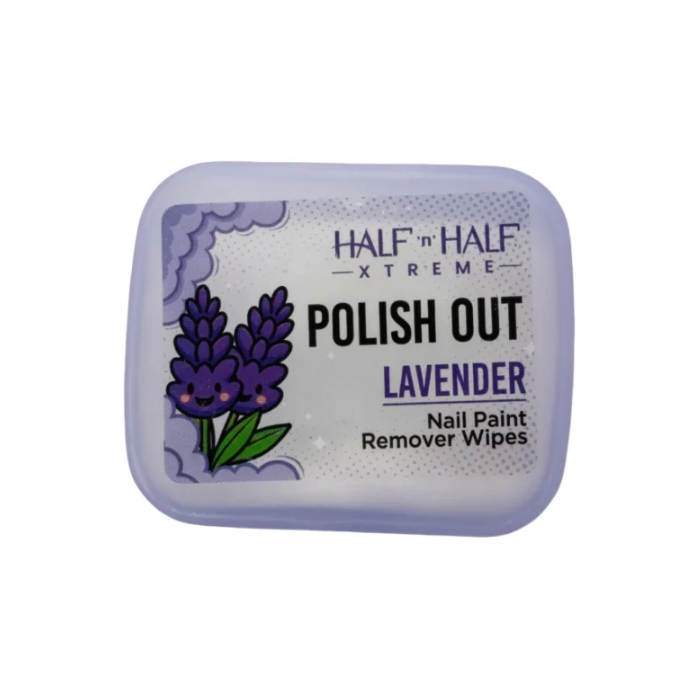 Half N Half Polish Out Nail Paint Remover Wipes (4) Half N Half Polish Out Nail Paint Remover Wipes